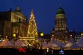 Berlin christmas market Gendarmenmarkt Royalty Free Stock Photo