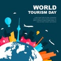 Berlin City Germany Europe Travel World Tourism Day Illustration