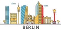 Berlin city skyline.