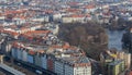berlin cityscape from above Royalty Free Stock Photo
