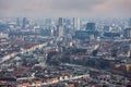 berlin cityscape from above Royalty Free Stock Photo