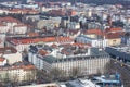 berlin cityscape from above Royalty Free Stock Photo