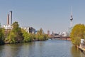 Berlin cityscape with Spree River, Germany