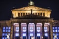 Berlin Concert Hall at Gendarmenmarkt - amazing view at night Royalty Free Stock Photo