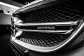 Detail of the mid-size car Mercedes-Benz C-Class AMG C63 W205.