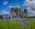 Berlin Dom cathedral in the sun. Royalty Free Stock Photo