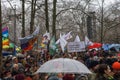 A large demonstration at the Brandenburg Gate Under the Motto \