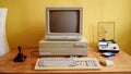 Vintage Commodore Amiga 2000 PC with Monitor 1084S, Competition Pro Joystick and Mouse.