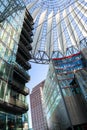 The famous Sony Center at the Potsdamer Platz in Berlin.