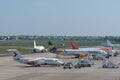 Airplanes at the Terminal at Berlin Tegel airport