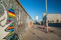 Art gallery of Berlin Wall at East side of Berlin