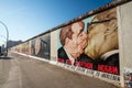 Art gallery of Berlin Wall at East side of Berlin