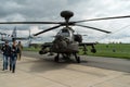 Attack helicopter Boeing AH-64D Apache Longbow.
