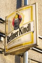 Berliner Kindl beer sign