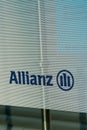 German insurance group Allianz sign Royalty Free Stock Photo