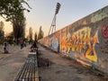 Graffiti wall at Park Mauerpark in Berlin, Prenzlauerberg