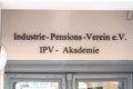 German Industrie Pensions Verein e.V. Royalty Free Stock Photo