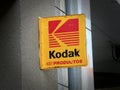 Kodak signage on building exterior