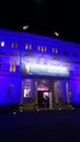 Berlin, Germany - April 19, 2024: Night view of Berlin Konzerthaus at Gendarmenmarkt. Royalty Free Stock Photo