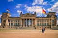 The Reichstag building in Berlin, Germany. Royalty Free Stock Photo