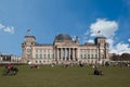 Reichstag building, seat of the German Parliament Deutscher Bundestag in Berlin, Germany Royalty Free Stock Photo