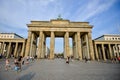 BERLIN, GERMANY - August 19, 2015: The Berlin Brandenburg Gate Germany Royalty Free Stock Photo