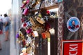 BERLIN, GERMANY : AUGUST 19 ,2018: Berliner Wall  Mauer  East Side Gallery. Open-air gallery in Berlin. Royalty Free Stock Photo