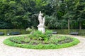 BERLIN, GERMANY. A corner of the park with sculptures by Flora and Putto. Big Tiergarten