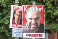 BERLIN, GERMANY - AUGUST 23, 2017: Election poster of satirical Die Partei party before 2017 Federal electio Royalty Free Stock Photo