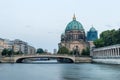 Friedrichs Brucke bridge andBerlin Cathedral.