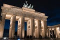 Historic Brandenburg Gate Royalty Free Stock Photo