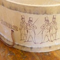 A historic hatbox from Berlin in the 19th century