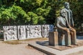 BERLIN, GERMANY - AUGUST 30, 2017: Marx and Engels statue in Berlin, Germa Royalty Free Stock Photo