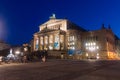 Night view of Berlin Konzerthaus at Gendarmenmarkt.