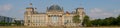 Panorama In Front of The Reichstag Building In Berlin, Germany Royalty Free Stock Photo