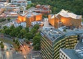 Berlin, Germany, - August 29, 2015: Potsdamer platz from above Royalty Free Stock Photo