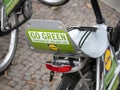 Public Bike Sharing Service Provider: Close-up of A Lidl Bike In Berlin, Germany
