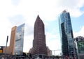 Berlin, Germany - August 20, 2017: Skyscrapers in Potsdamer Squa