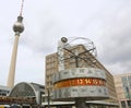 Berlin, Germany - August 18, 2017: Urania World Clock also called Urania-Weltzeituhr in German is a large turret-style world Royalty Free Stock Photo