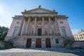 Berlin, Germany - August 12 , 2021 - view of Bebelplatz and the surroundings of the square in Berlin