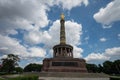 Berlin, Germany - August 11 , 2021 - view of the victory column in Berlin Siegessaule and surroundings Royalty Free Stock Photo