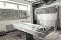 04-30-2022.Berlin,Germany. Autopsy table in a morgue