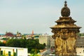 Berlin, Germany: Top view of the city from the roof of the Bundestag building