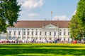 BERLIN, GERMANY: Bellevue Palace -Schloss Bellevue, located in Berlin`s Tiergarten district, is the official residence of the Royalty Free Stock Photo