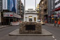 Checkpoint Charlie was the best-known Berlin Wall crossing point between East Berlin and West