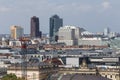Berlin germany cityscape from above Royalty Free Stock Photo