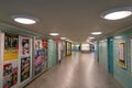 Inside of Alexanderplatz U Bahn subway station in Berlin, Germany
