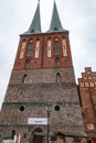 The Nikolaikirche or St. Nicholas\' Church is the oldest church in Berlin, Germany Royalty Free Stock Photo