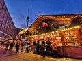 Street view of the Christmas markets in Berlin, Germany Royalty Free Stock Photo