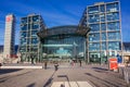 BERLIN, GERMANY - Decebmer 6, 2015 - View to the main ralway sta Royalty Free Stock Photo